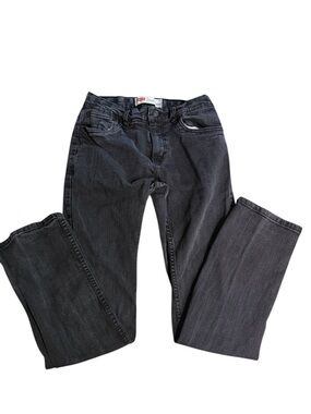 3/$30 Levi's Boys Slim Dark Charcoal Straight Jeans size 16